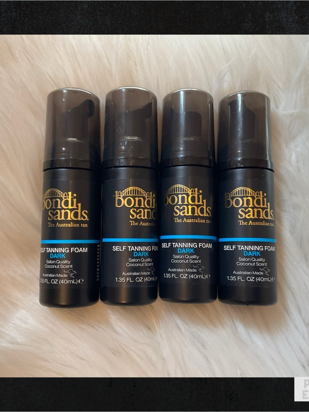 Bondi Sands Self Tanning Foam Dark - New x4 Travel Size
